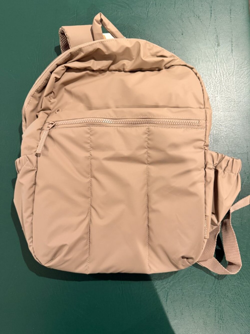 BAGSMART Backpacks for Women, Lightweight Puffer 15" Laptop Backpack in Caramel - Picture 2 of 13